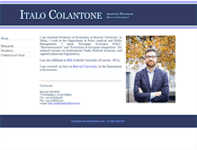 Tablet Screenshot of italocolantone.com